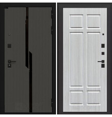 Входная металлическая дверь Лабиринт Carbon 08 Кристал вуд
