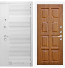 Входная металлическая дверь Лабиринт Piano white 17 Золотой дуб
