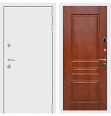Входная металлическая дверь Армада Престиж Белая ФЛ-243 Итальянский орех