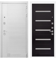 Входная металлическая дверь Лабиринт Piano white 01 Венге