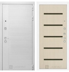Входная металлическая дверь Лабиринт Piano white 01 Беленый дуб