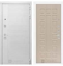 Входная металлическая дверь Лабиринт Piano white 04 Беленый дуб