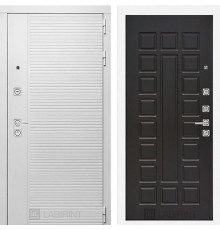Входная металлическая дверь Лабиринт Piano white 04 Венге
