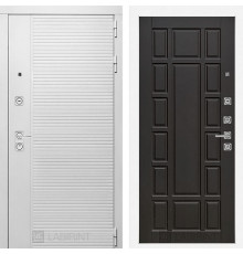 Входная металлическая дверь Лабиринт Piano white 12 Венге