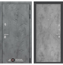 Входная металлическая дверь Лабиринт Бетон 24 Бетон светлый