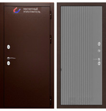 Входная дверь Лабиринт Termo Магнит 29 Хомс с терморазрывом Грей софт