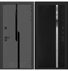 Входная металлическая дверь Лабиринт Carbon 31 (Черный кварц)