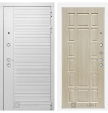Входная металлическая дверь Лабиринт Piano white 12 Беленый дуб