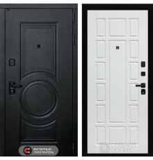 Входная металлическая дверь Лабиринт Grand 12 Белое дерево
