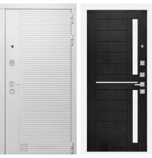 Входная металлическая дверь Лабиринт Piano white 02 Венге